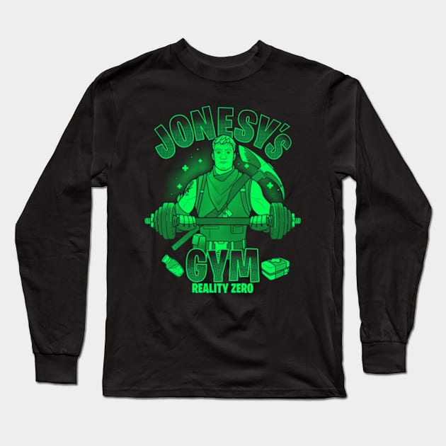 Jonesy’s Gym Long Sleeve T-Shirt by jozvoz